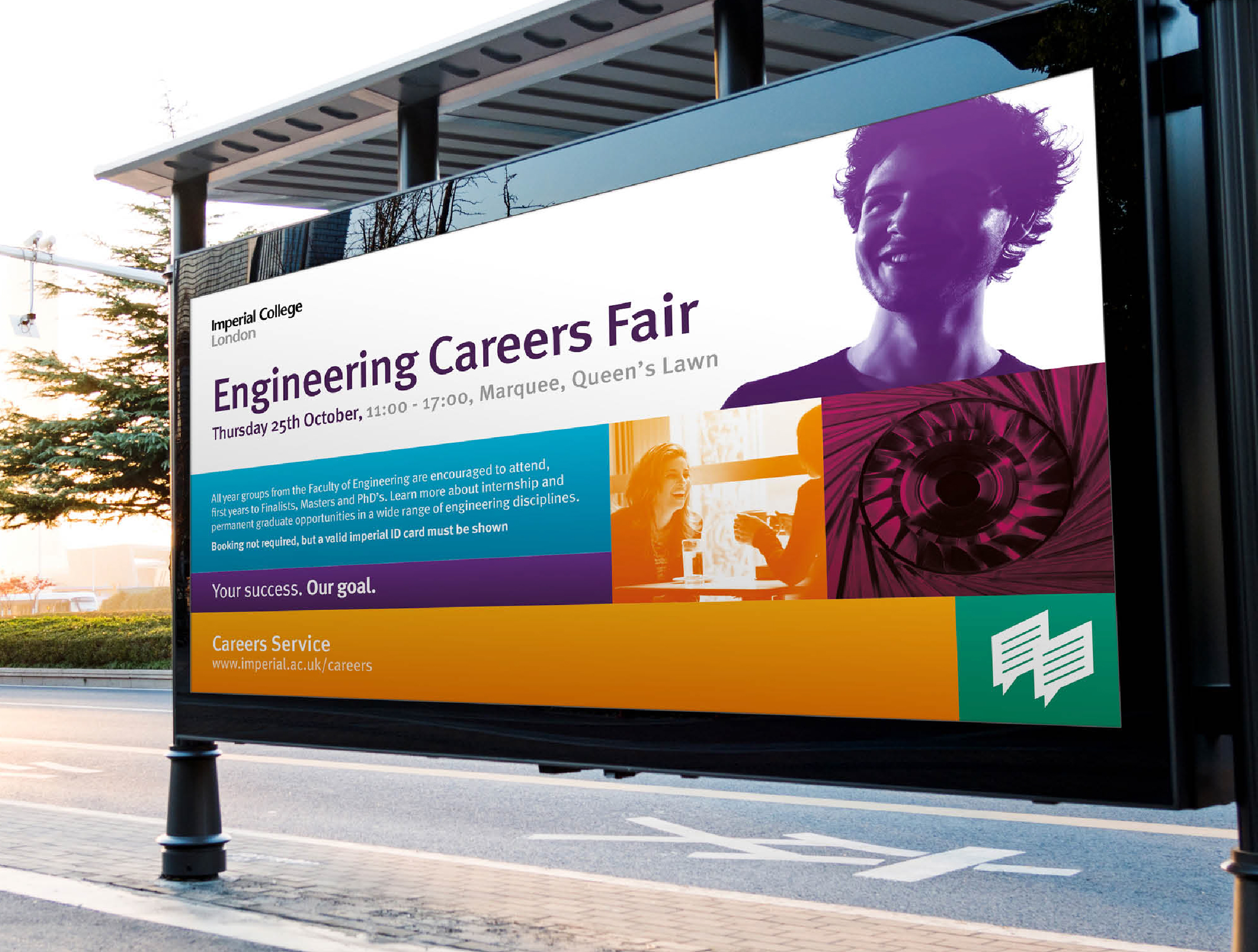 Imperial College London on billboard