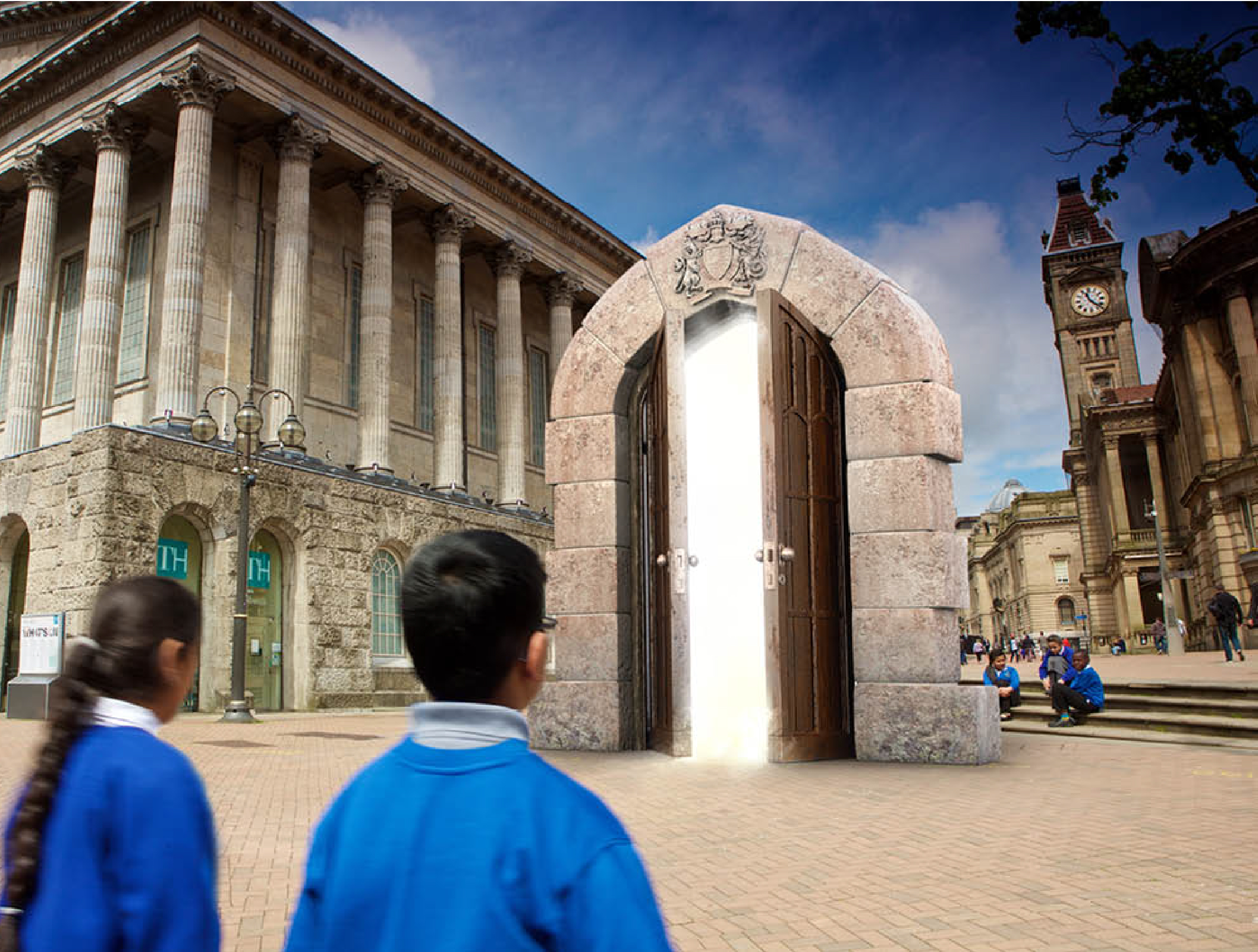 Opening Doors campaign imagery for the Schools of King Edward VI Birmingham 