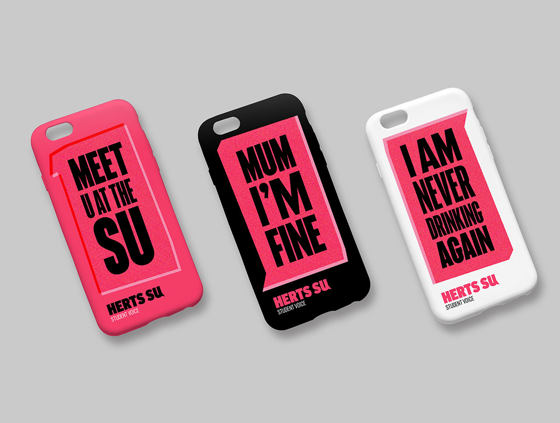 Herts SU phone case