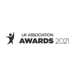 UK Association Awards logo in grey