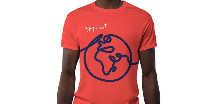 Agapé t-shirt in the new brand