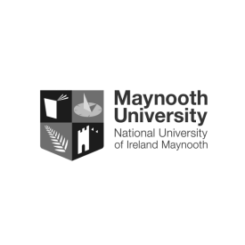 Maynooth University (National University of Ireland Maynooth) logo (grey) 