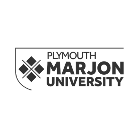 Plymouth Marjon University logo (grey)